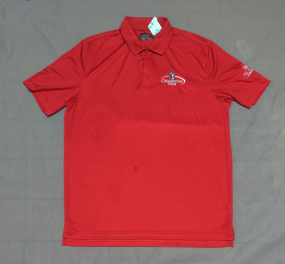 Chaser Men Sport Red Polo T Shirt – Preloved Labels (view 2)