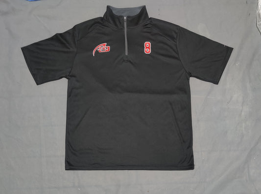 Badger Men Sport Black Polo T Shirt