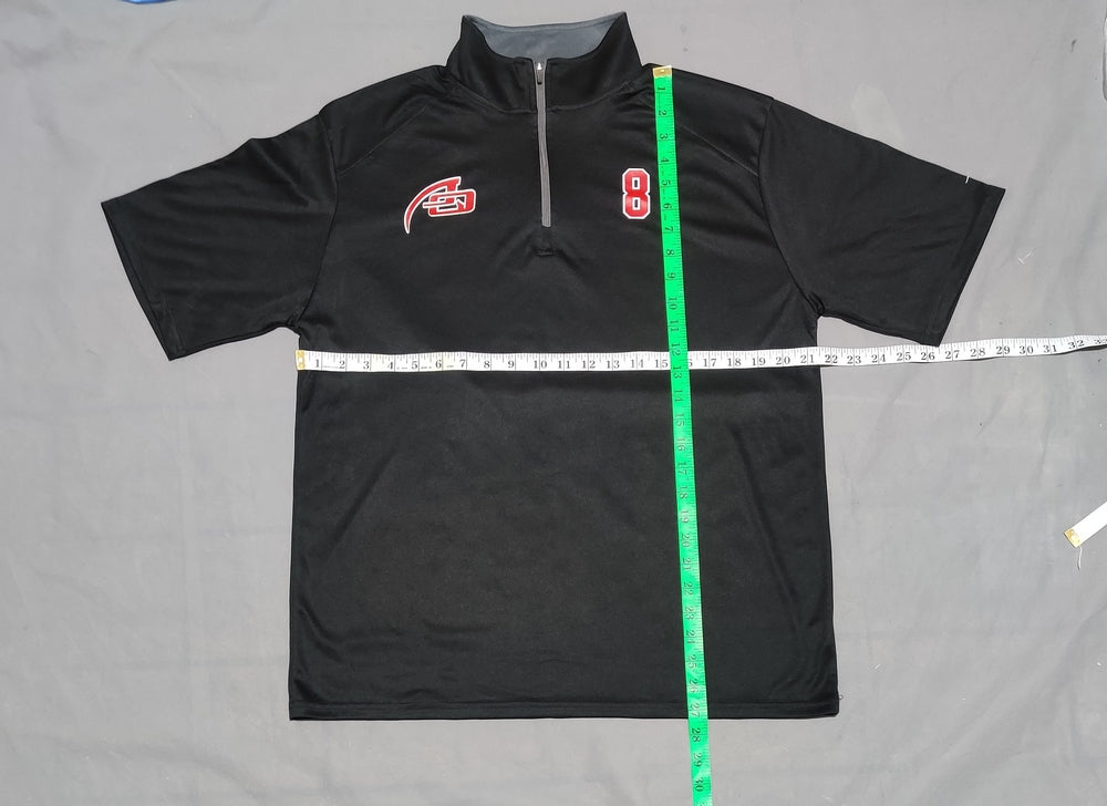 Badger Men Sport Black Polo T Shirt