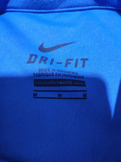 Nike Dri Fit Men Sport Blue Polo T Shirt