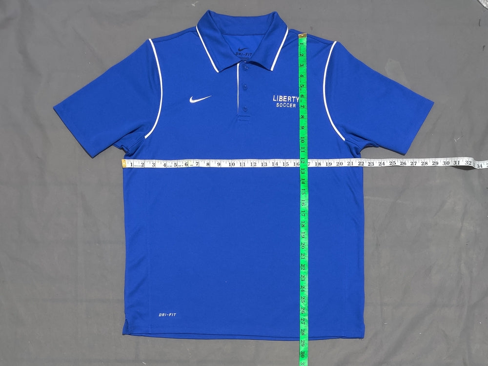 Nike Dri Fit Men Sport Blue Polo T Shirt