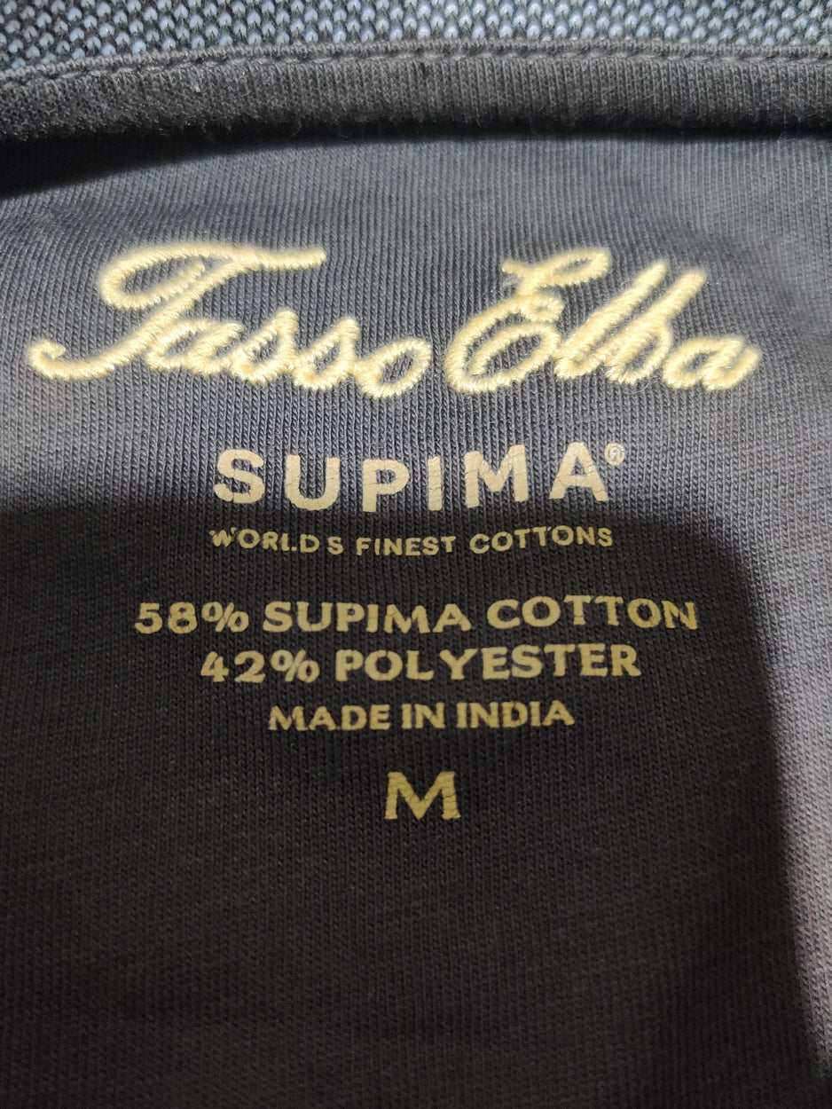 Fasso Elba Men Sport Gray Polo T Shirt