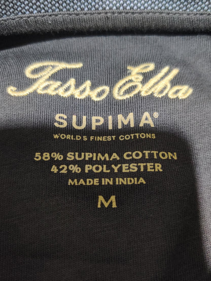 Fasso Elba Men Sport Gray Polo T Shirt