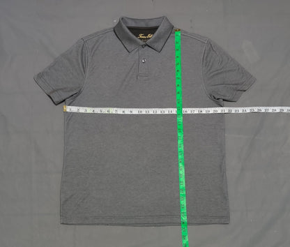 Fasso Elba Men Sport Gray Polo T Shirt