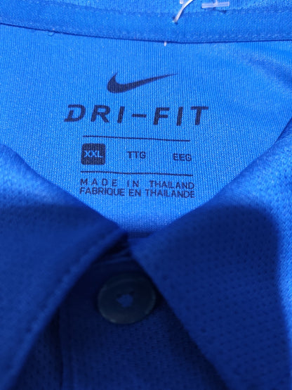 Nike Dri Fit Men Sport Blue Polo T Shirt