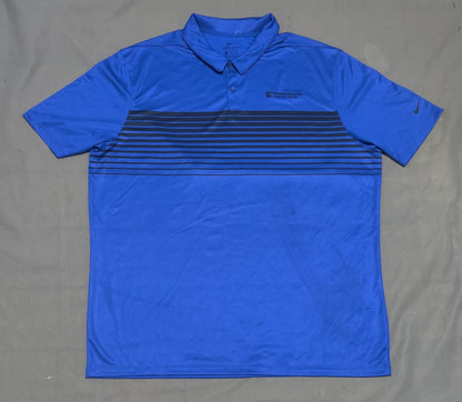 Nike Dri Fit Men Sport Blue Polo T Shirt