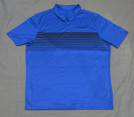 Nike Dri Fit Men Sport Blue Polo T Shirt