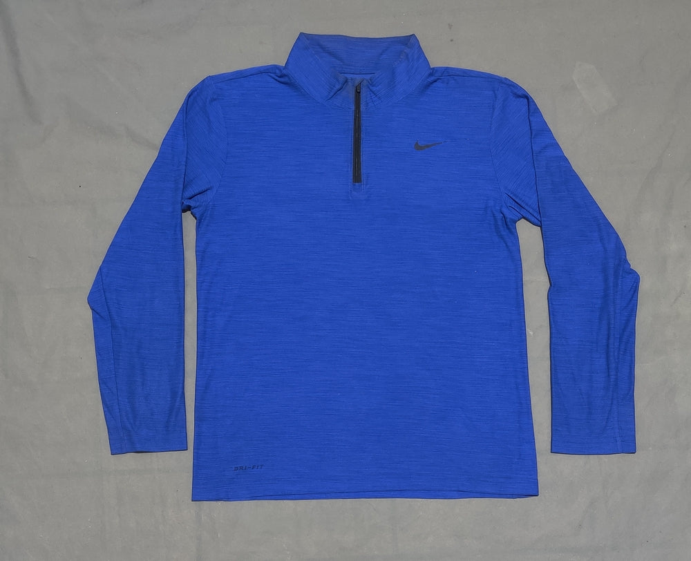 Nike Dri Fit Men Sport Blue Polo T Shirt – Preloved Labels (view 2)