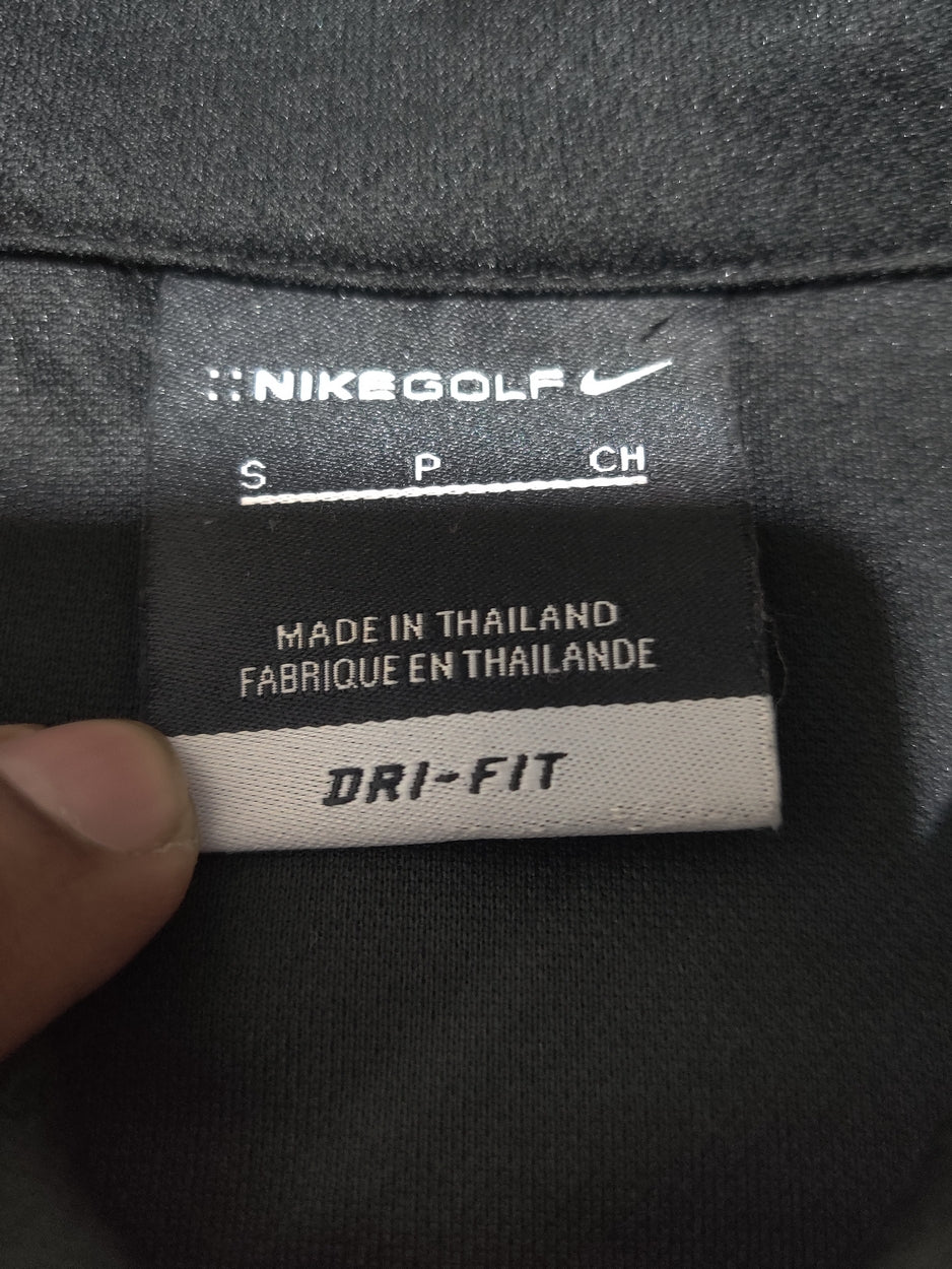 Nike Men Sport Black Polo T Shirt – Preloved Labels (view 3)