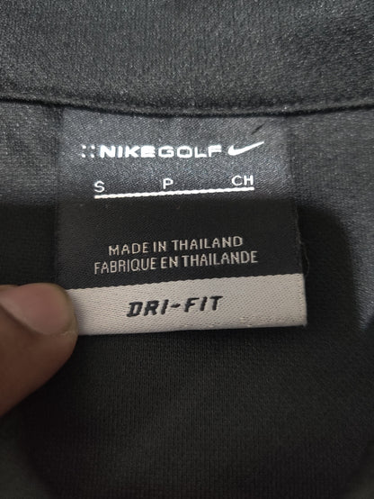 Nike Men Sport Black Polo T Shirt – Preloved Labels (view 3)