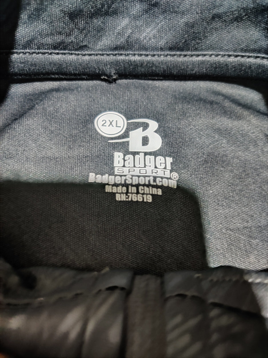 Badger Men Sport Gray Polo T Shirt
