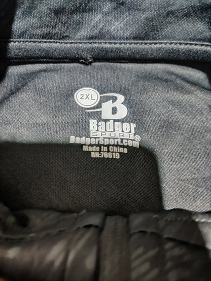 Badger Men Sport Gray Polo T Shirt