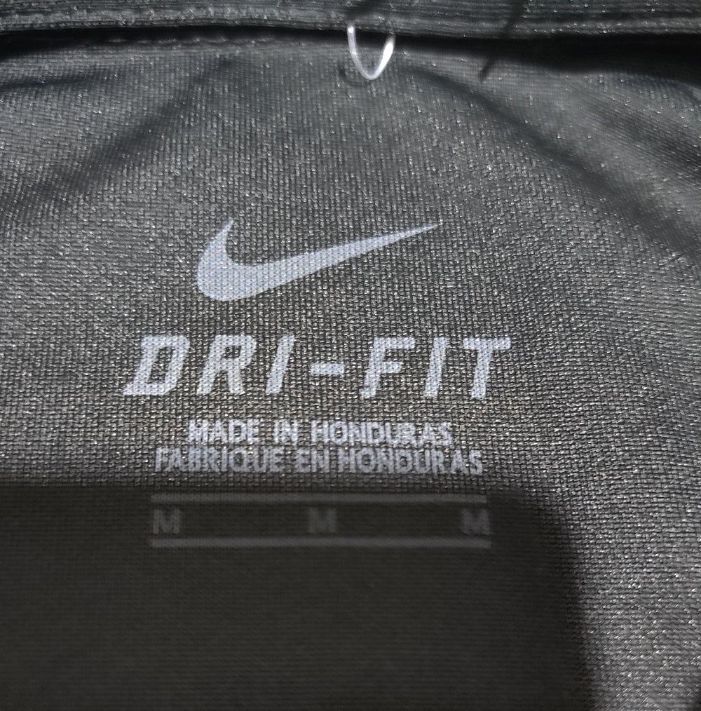 Nike Dri Fit Men Sport Black Polo T Shirt