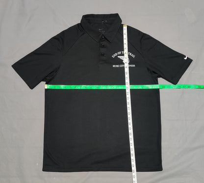 Nike Dri Fit Men Sport Black Polo T Shirt
