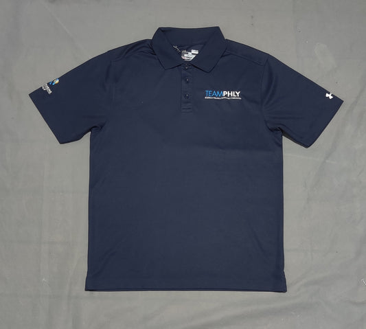 Under Armour Men Sport Blue Polo T Shirt