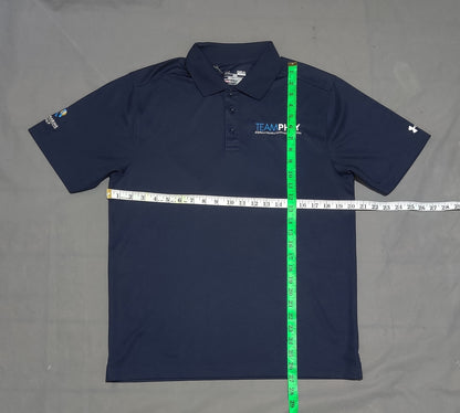 Under Armour Men Sport Blue Polo T Shirt