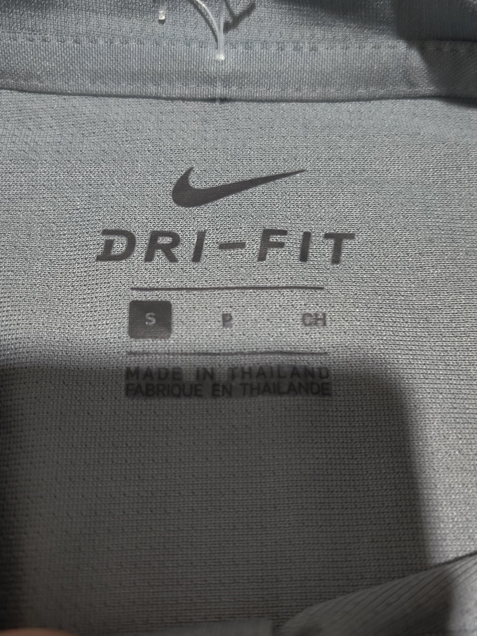 Nike Dri Fit Men Sport Gray Polo T Shirt