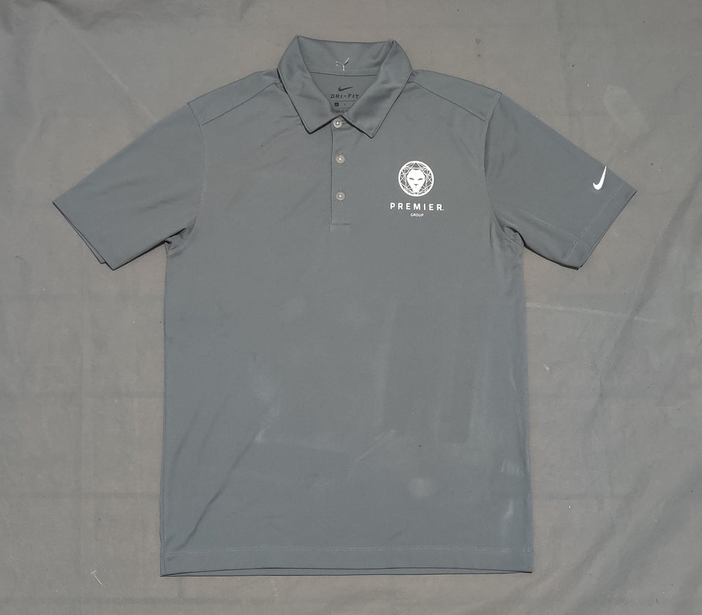 Nike Dri Fit Men Sport Gray Polo T Shirt