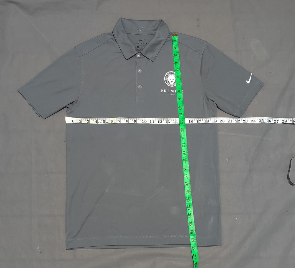 Nike Dri Fit Men Sport Gray Polo T Shirt