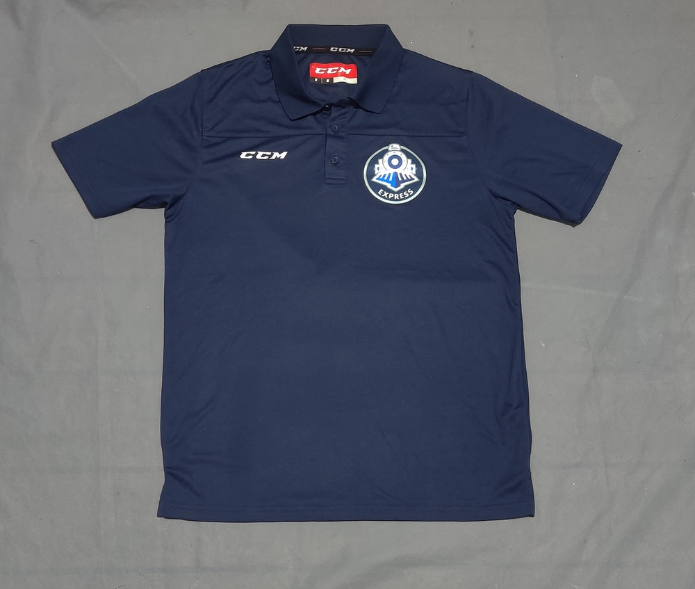 CCM Men Sport Blue Polo T Shirt