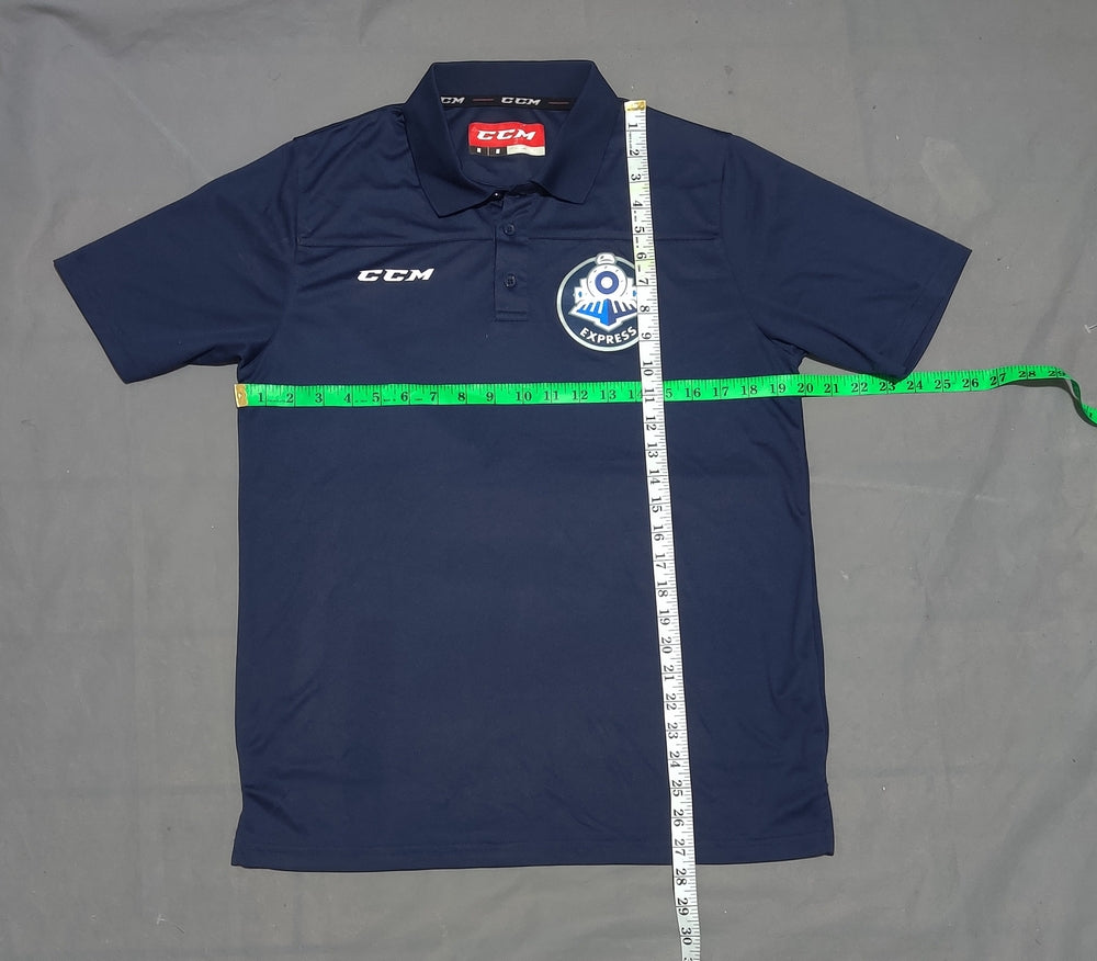 CCM Men Sport Blue Polo T Shirt