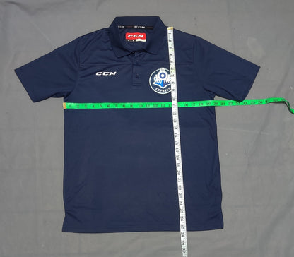 CCM Men Sport Blue Polo T Shirt