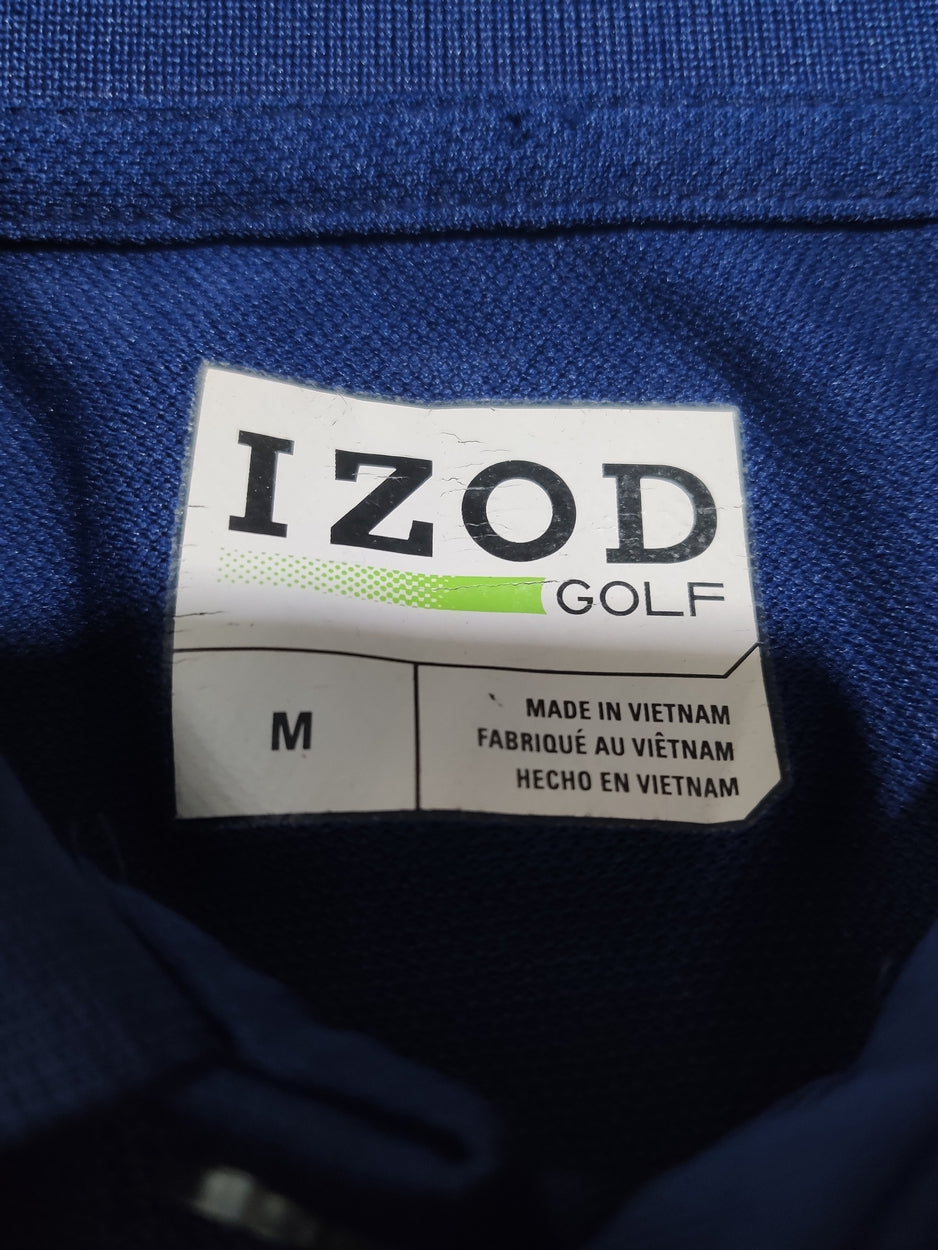Izod Men Sport Blue Polo T Shirt
