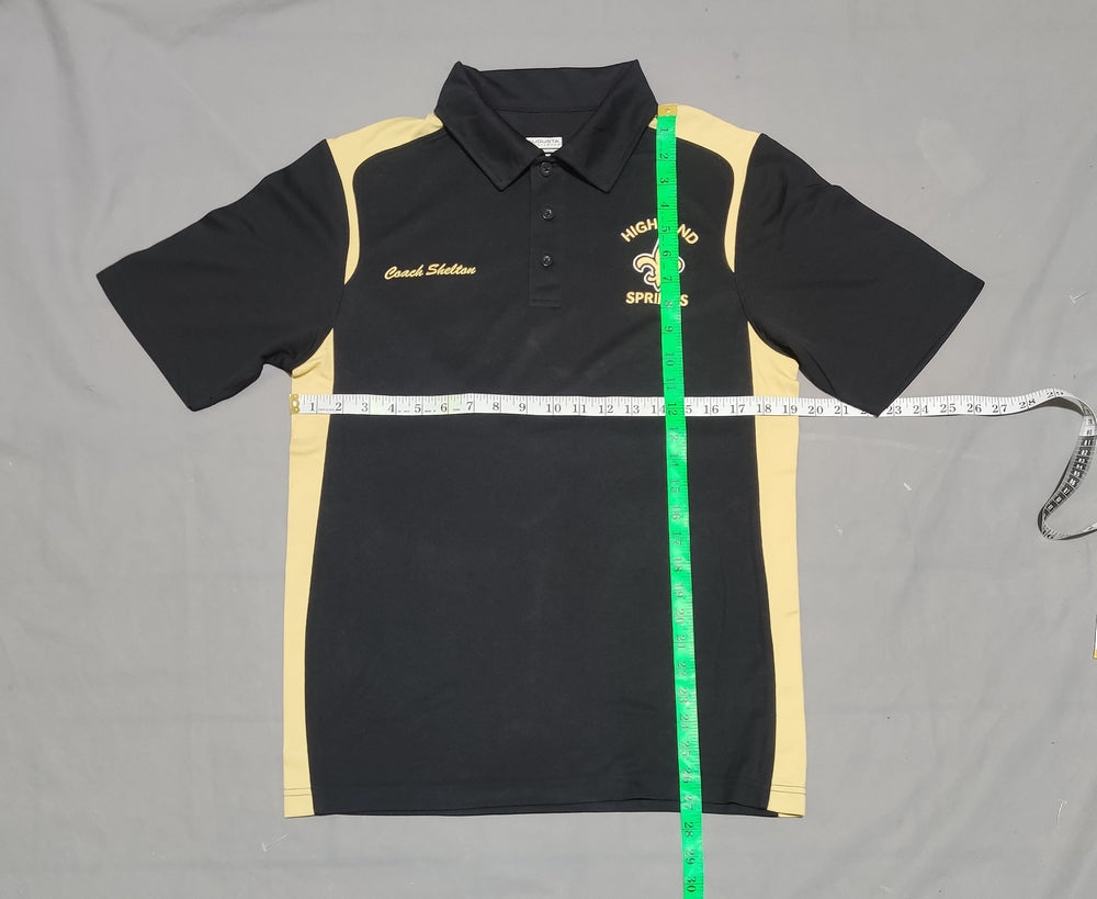 Augusta Men Sport Black Polo T Shirt