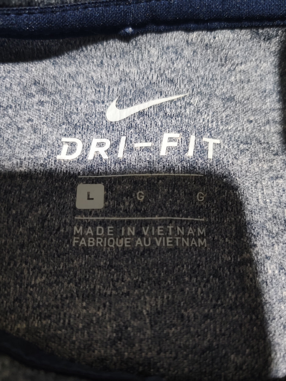 Nike Dri Fit Men Sport Gray Polo T Shirt