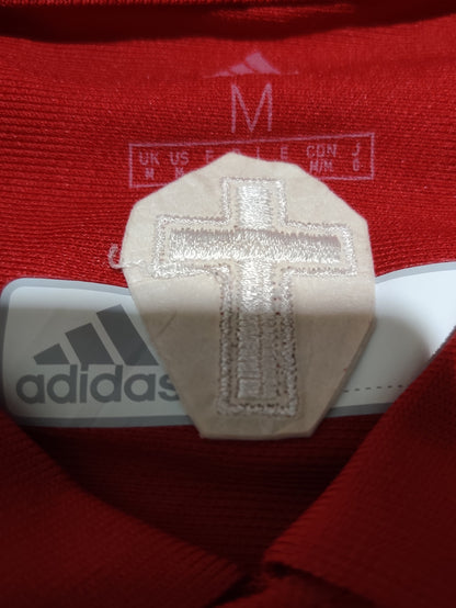 Adidas Men Sport Red Polo T Shirt
