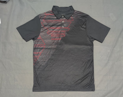 PGA Tour Men Sport Gray Polo T Shirt