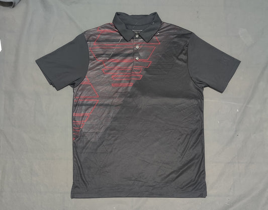 PGA Tour Men Sport Gray Polo T Shirt
