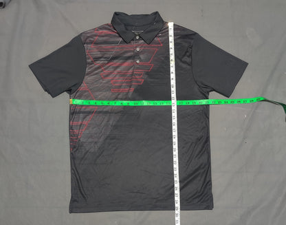 PGA Tour Men Sport Gray Polo T Shirt
