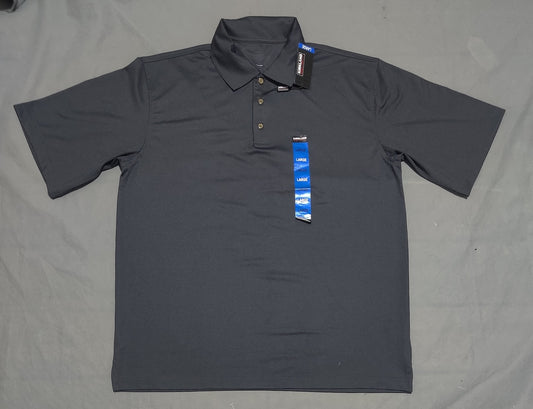 Kirkland Men Sport Gray Polo T Shirt