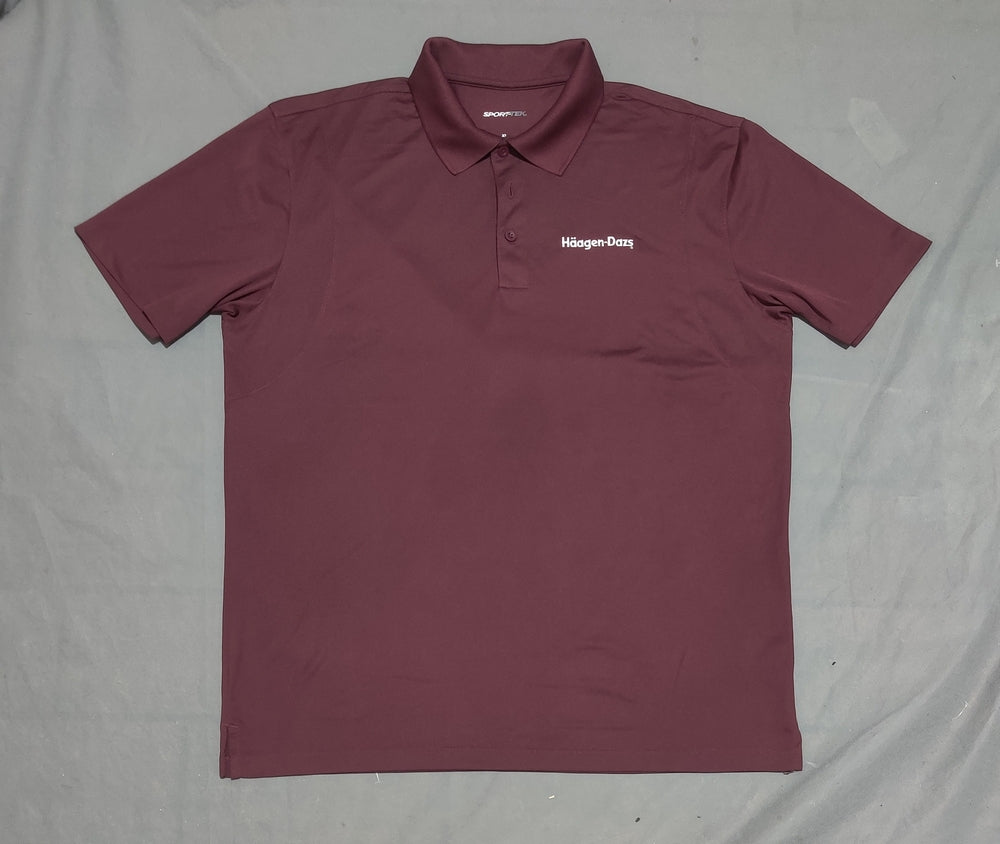 Sport Tek Men Sport Maroon Polo T Shirt – Preloved Labels (view 2)
