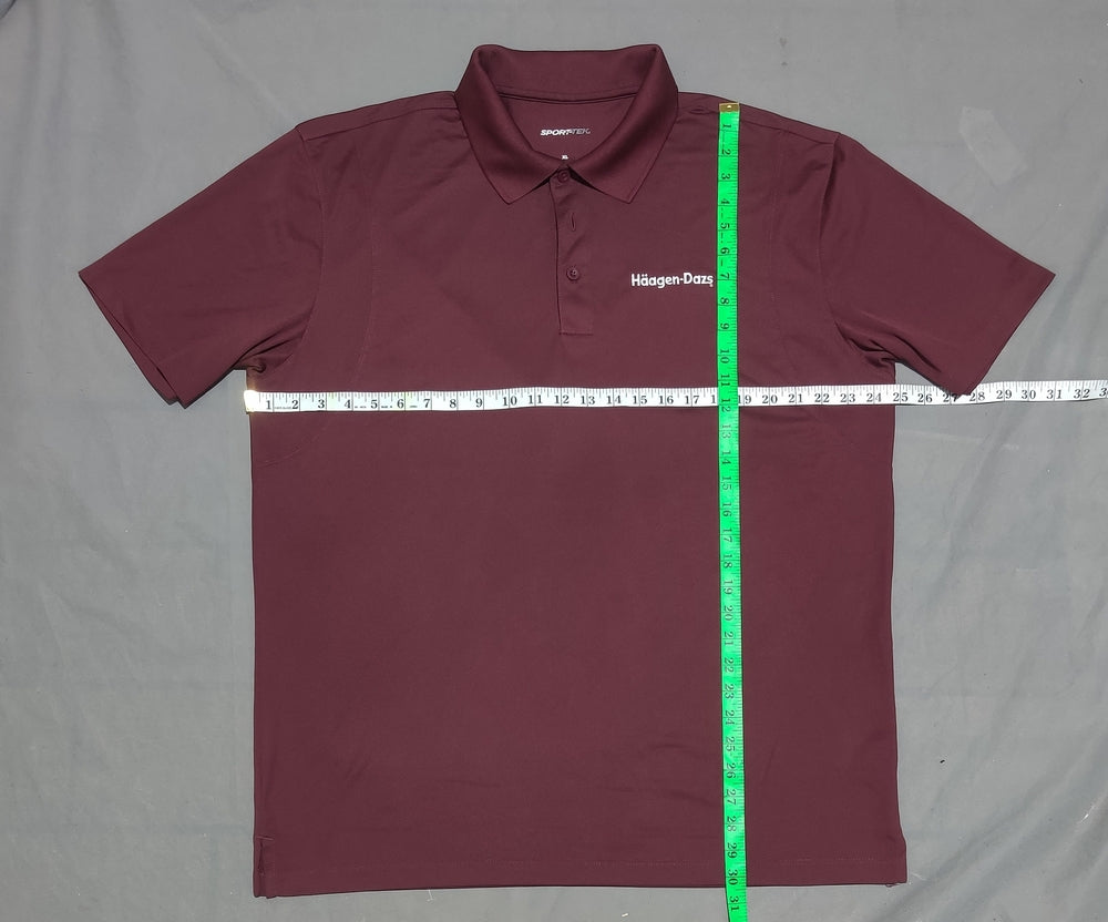 Sport Tek Men Sport Maroon Polo T Shirt – Preloved Labels (view 4)