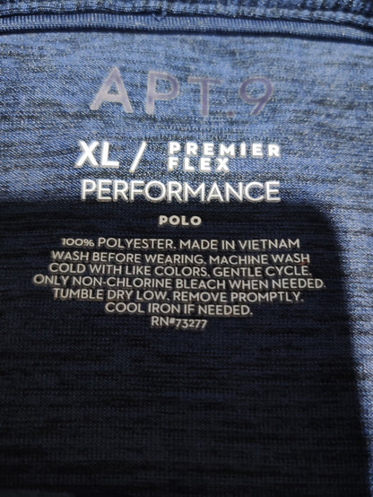 APT.9 Men Sport Blue Polo T Shirt – Preloved Labels (view 3)