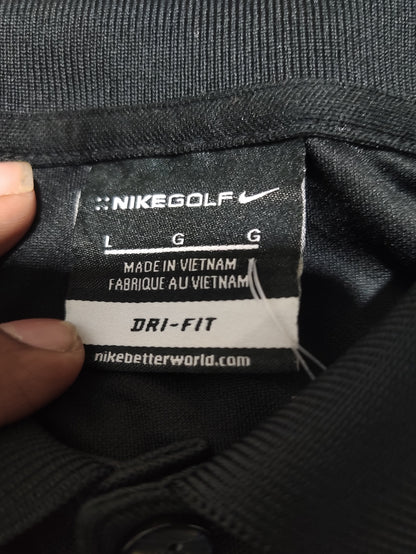 Nike Golf Men Sport Black Polo T Shirt – Preloved Labels (view 3)