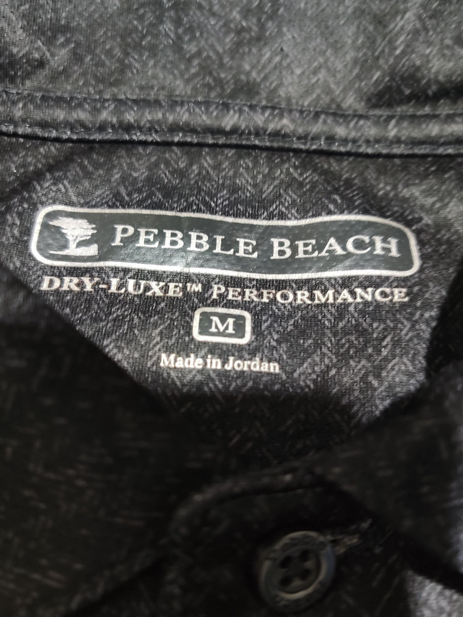 Pebble Beach Men Sport Gray Polo T Shirt – Preloved Labels (view 3)