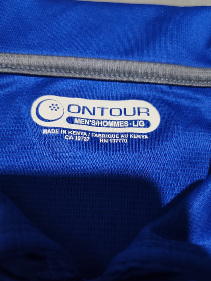 Ontour Men Sport Blue Polo T Shirt