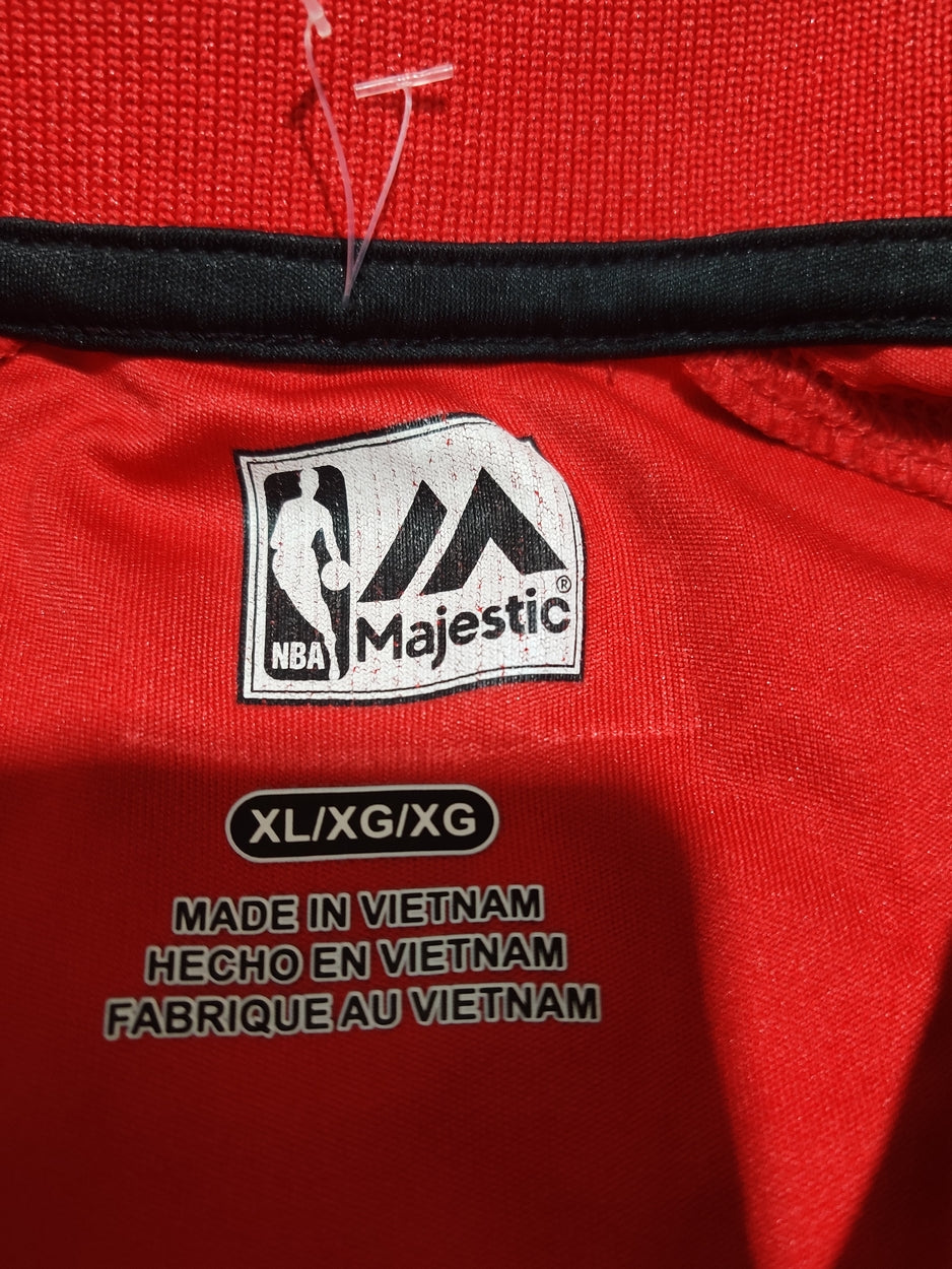 Majestic Men Sport Red Polo T Shirt