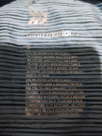 All In Motion Men Sport Blue Polo T Shirt