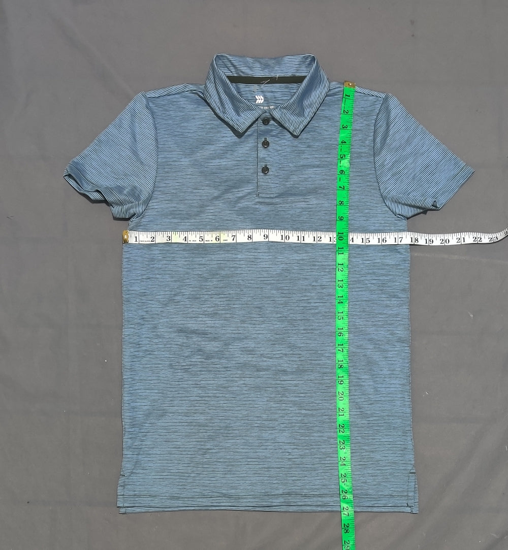 All In Motion Men Sport Blue Polo T Shirt