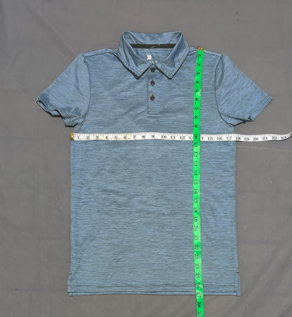 All In Motion Men Sport Blue Polo T Shirt