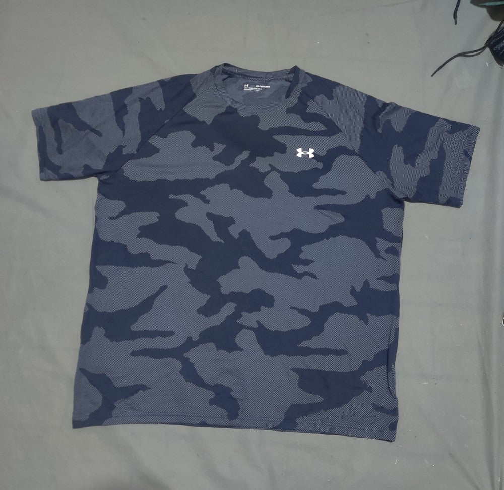 Under Armour Men Sport Blue T Shirt – Preloved Labels (view 2)