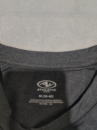Athletic Men Sport Gray T Shirt