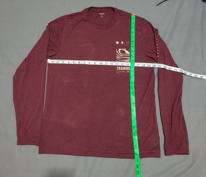Old Navy Men Sport Maroon T Shirt