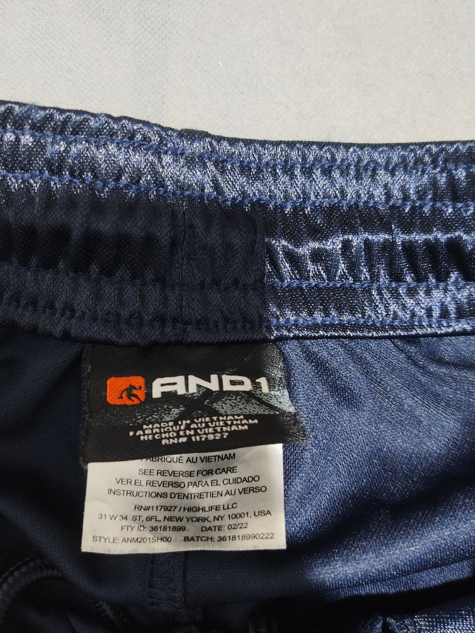 AND1 Men Sport Blue Short – Preloved Labels (view 3)
