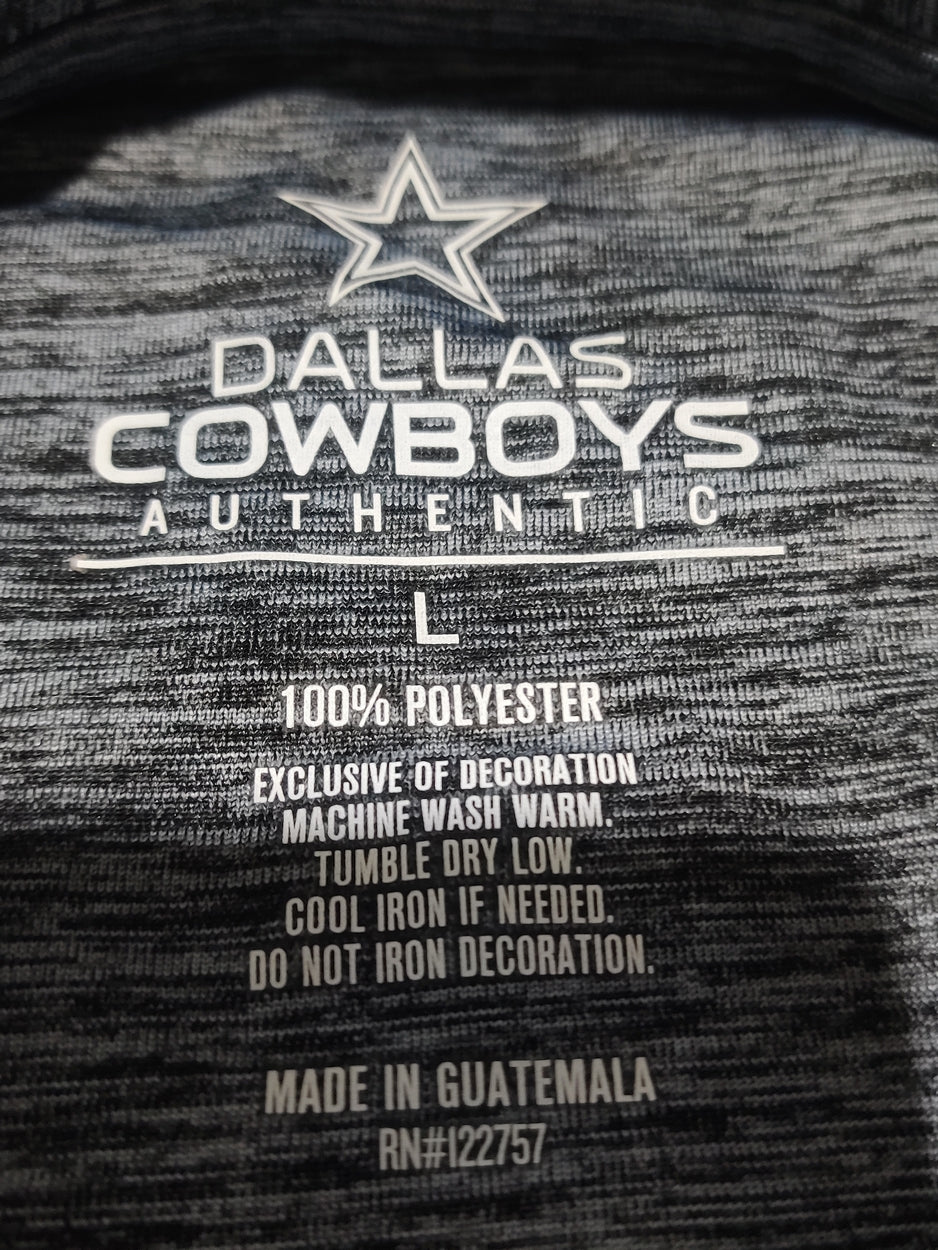 Dallas Cowboys Men Sport Gray Polo T Shirt