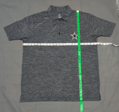 Dallas Cowboys Men Sport Gray Polo T Shirt